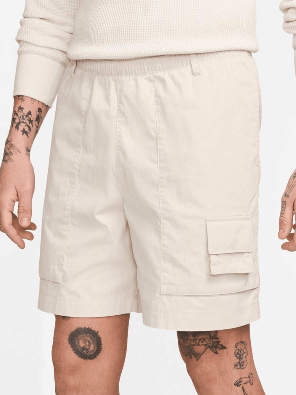 Nike Life Light Brown Camp Shorts